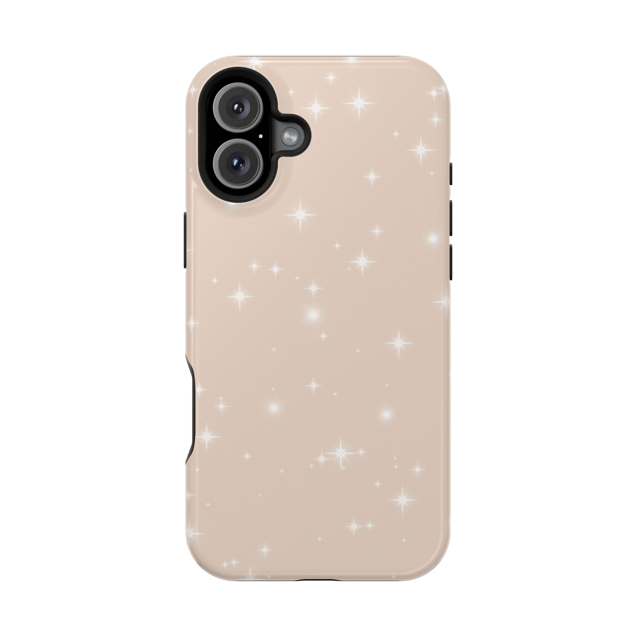 Sparkling Beige Impact-Resistant MagSafe Phone Case