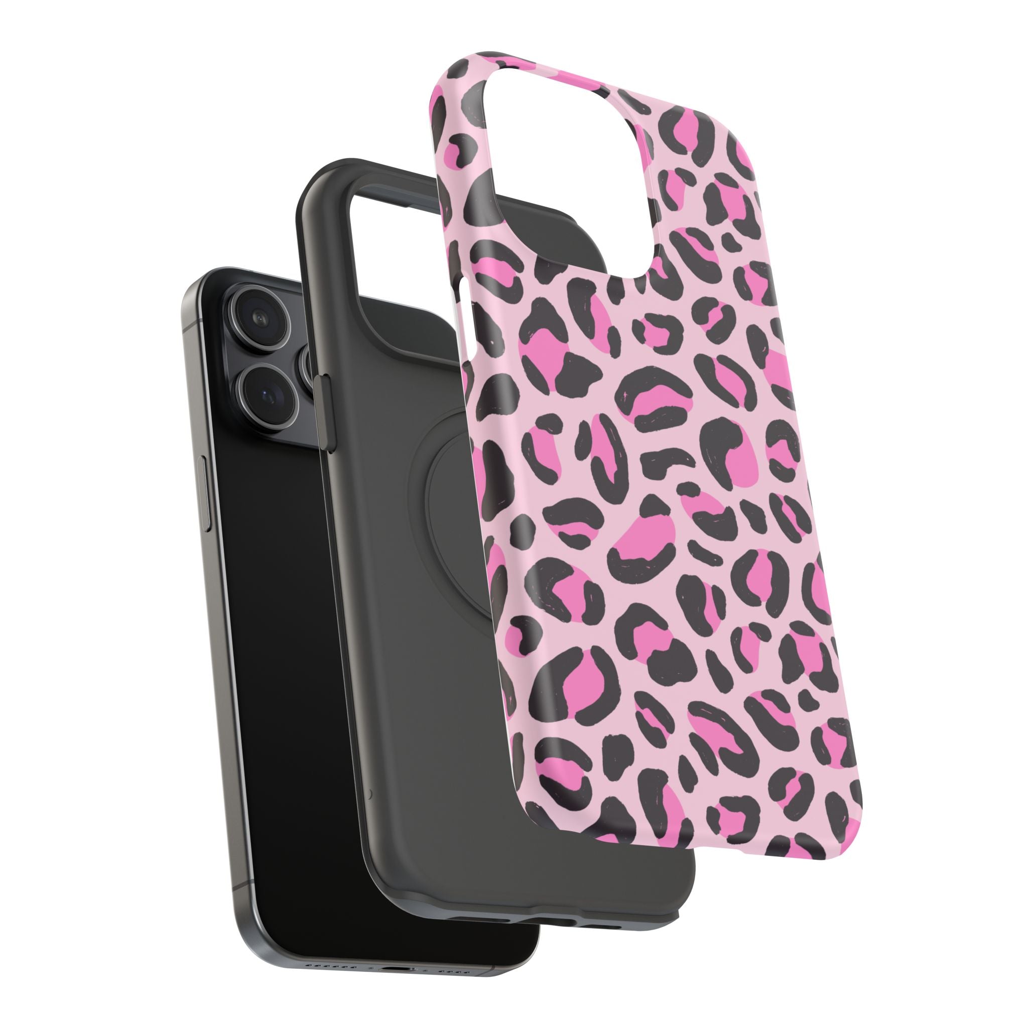 Pink Safari Impact-Resistant MagSafe Phone Case