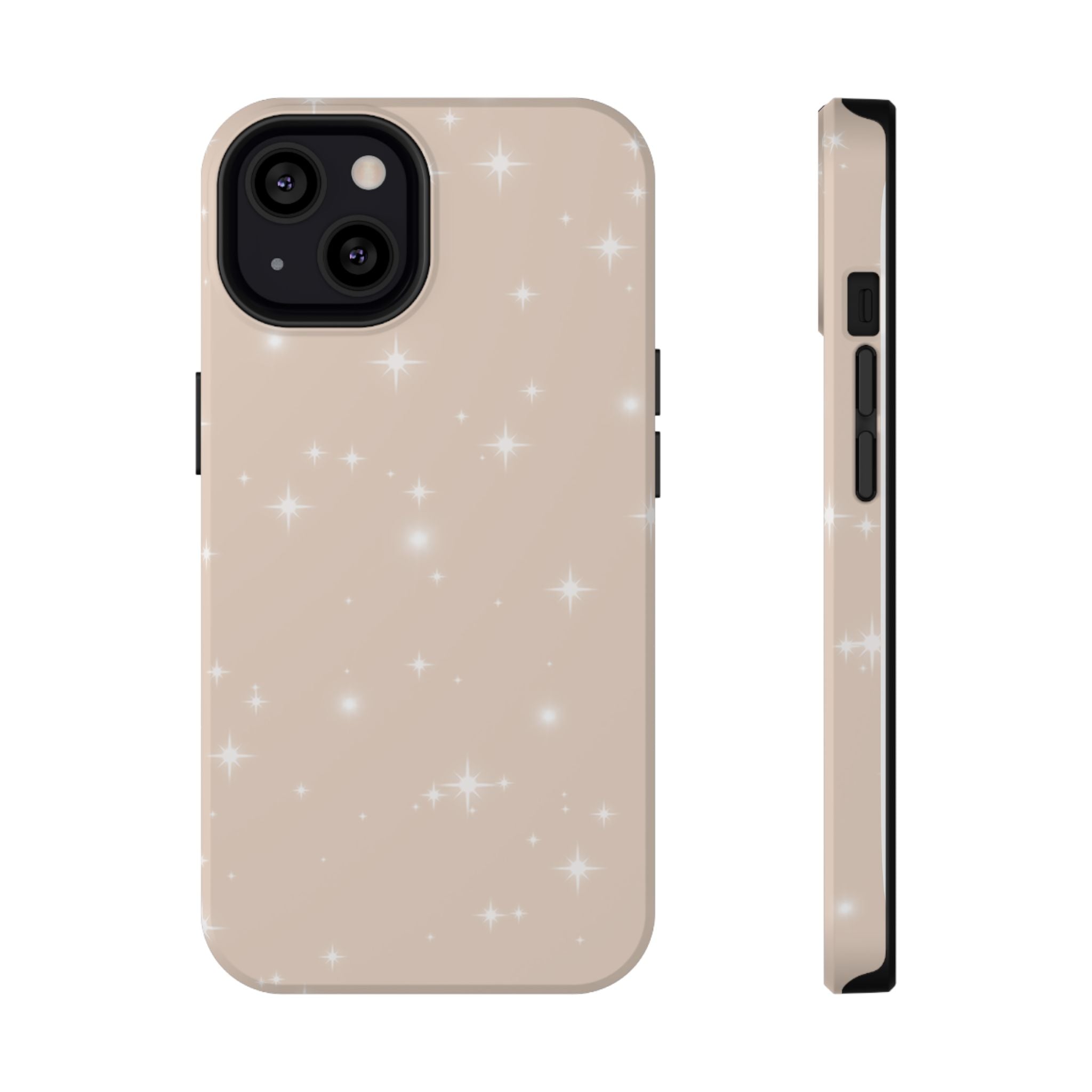 Sparkling Beige Impact-Resistant MagSafe Phone Case