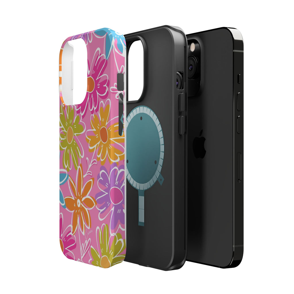 Flower Fiesta Impact-Resistant MagSafePhone Case