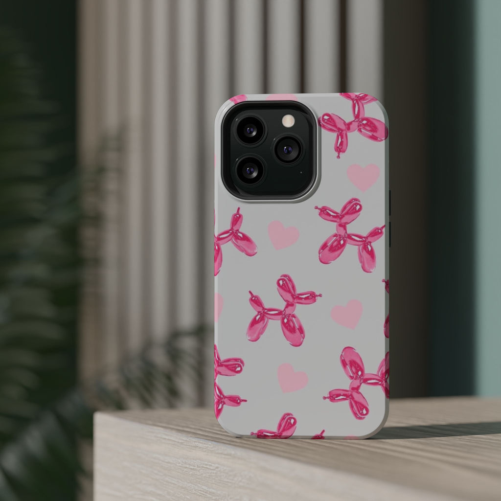 Balloon Charm Impact-Resistant MagSafe phone case